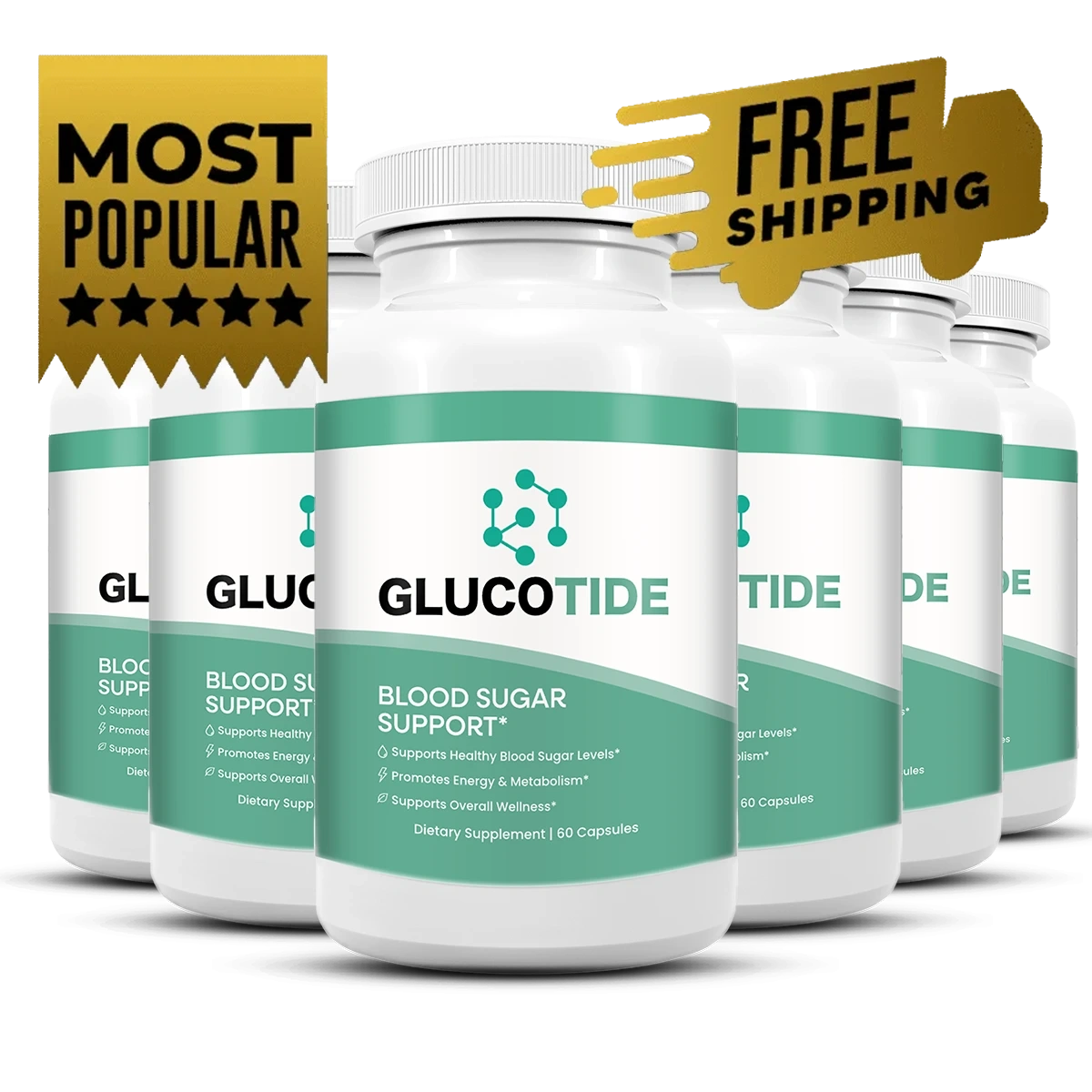 GlucoTide 6 Bottles